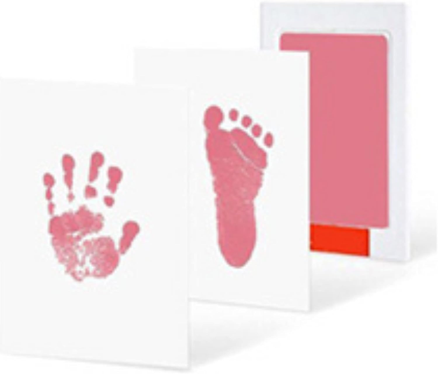 Baby Growth Hand Foot Print Photo Frame Pet Safe Inkless Newborn Souvenir Gift Mothers Fathers Day Card Making Craft Baby Shower Memories