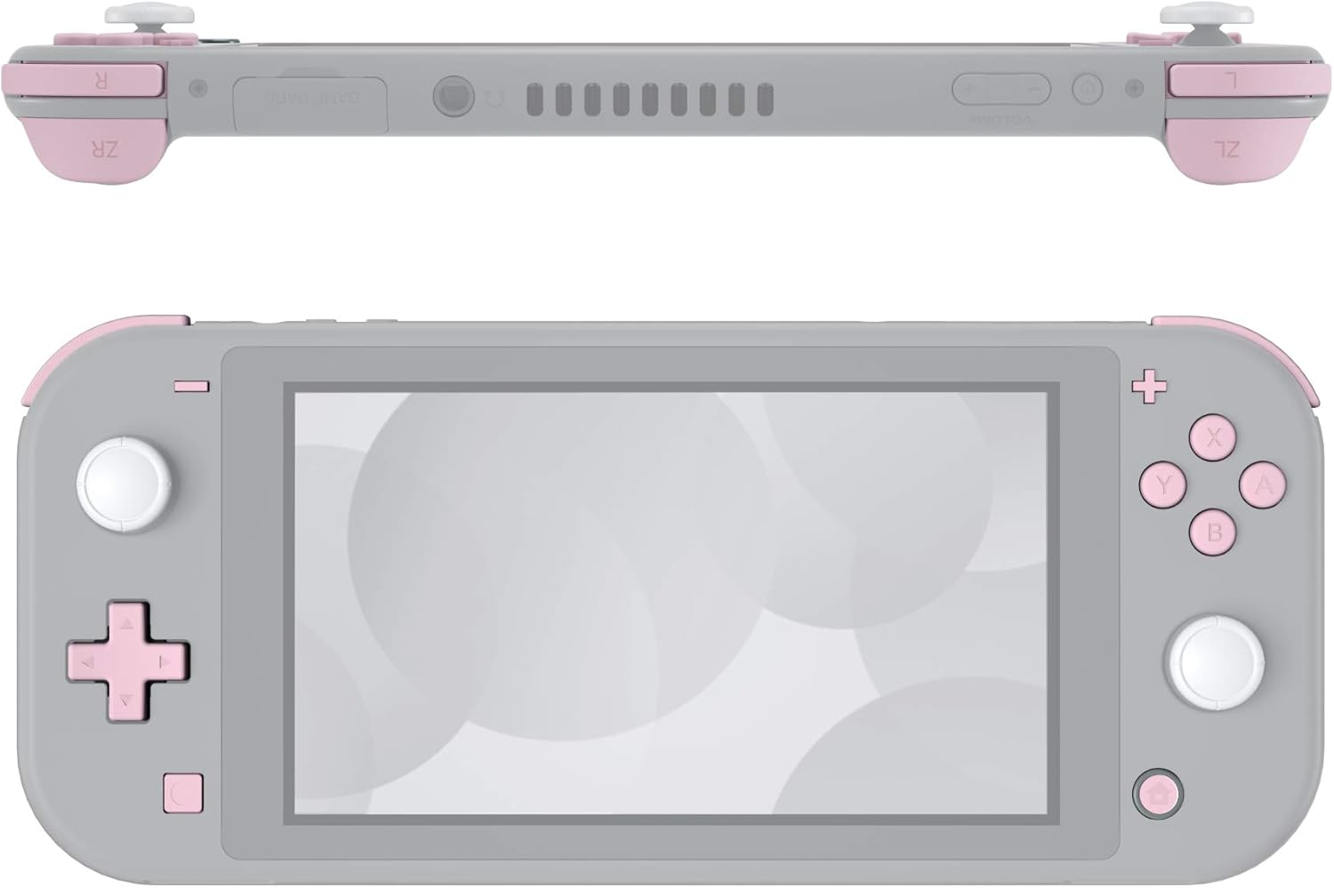 Extremerate Black Replacement ABXY Home Capture plus minus Keys Dpad L R ZL ZR Trigger for Nintendo Switch Lite, Full Set Buttons Repair Kits with Tools for Nintendo Switch Lite