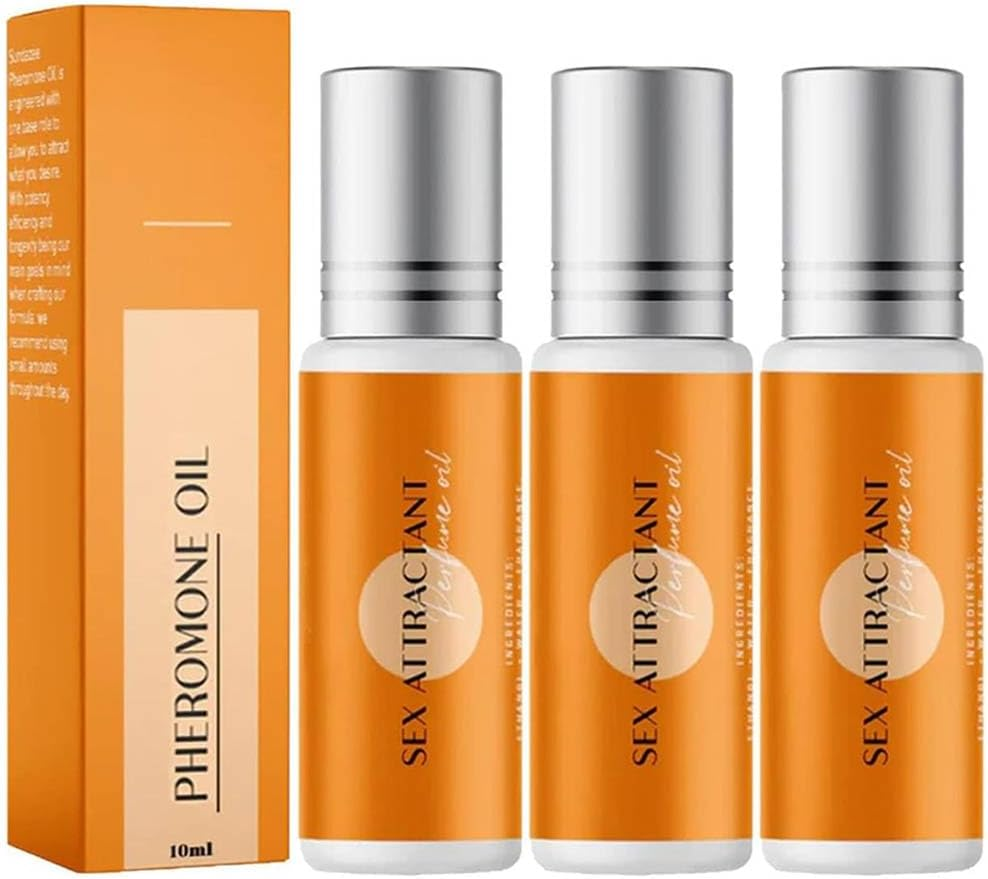 Sundazee Pheromone Oil for Women,Pheromone Fragrance,Pheromone Oil for Women to Attract Men, Natural Roll-On Pheromone Infused Essential Oil Perfume Cologne (2Pcs)