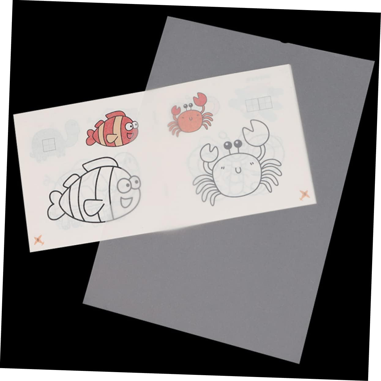 COHEALI 50PCS A3 Tracing Paper Vellum Calligraphy Translucent Vellum Tracing Set for DIY Engineering Drawing image number 6