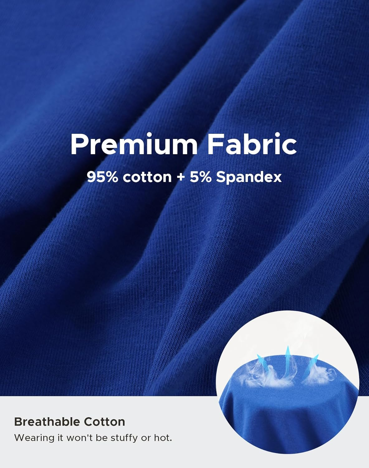 INNERSY Men'S Boxer Briefs Cotton Stretchy Underwear Multipack for a Week image number 2