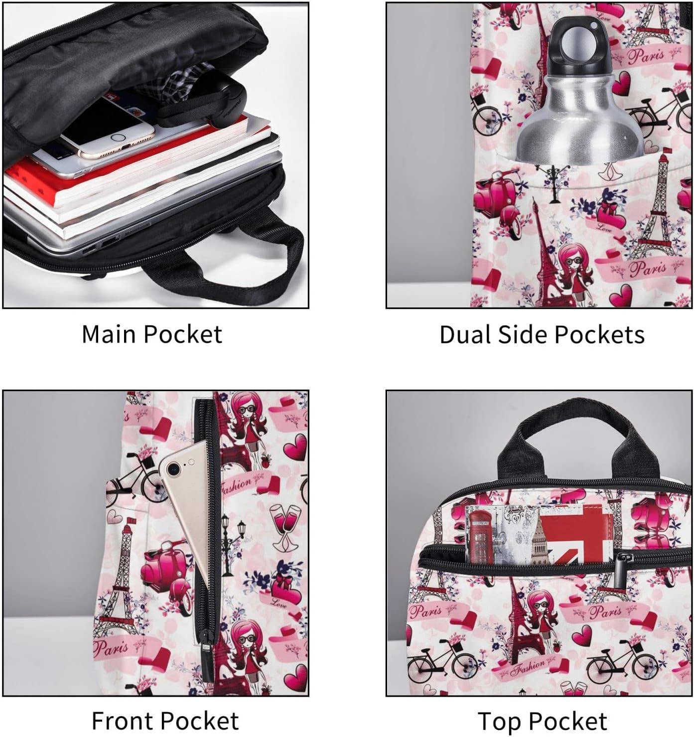 Obabo Abstract Blue Light Leisure Backpack,Laptop Backpack,Travel Bags,Multi-Purpose Backpack,Unisex,Portable,Comfort image number 2