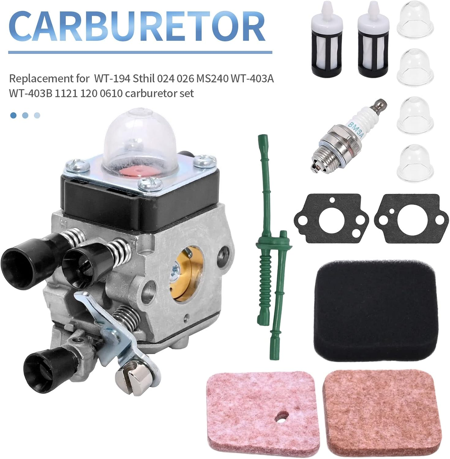 Carburetor Carb Tool Kit Replacement for STIHL FS55 FS55R FS55RC FS38 KM55 HL45 KM55R image number 5