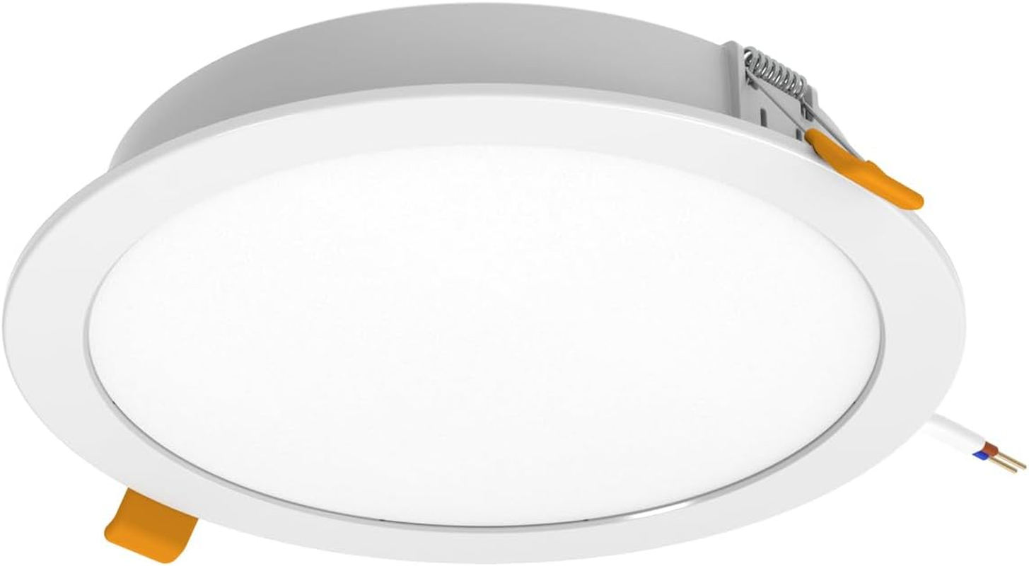 TRAXON LUXPOINT LED Recessed Spotlight, Filbert Round, 15W, Warm Light, 3000K, 1800Lm, PS Ceiling Light, Integrated Driver, Ceiling Cut, Diameter 145-150Mm, IP20, Indoor (Warm Light 3000K, Pack 2) image number 3