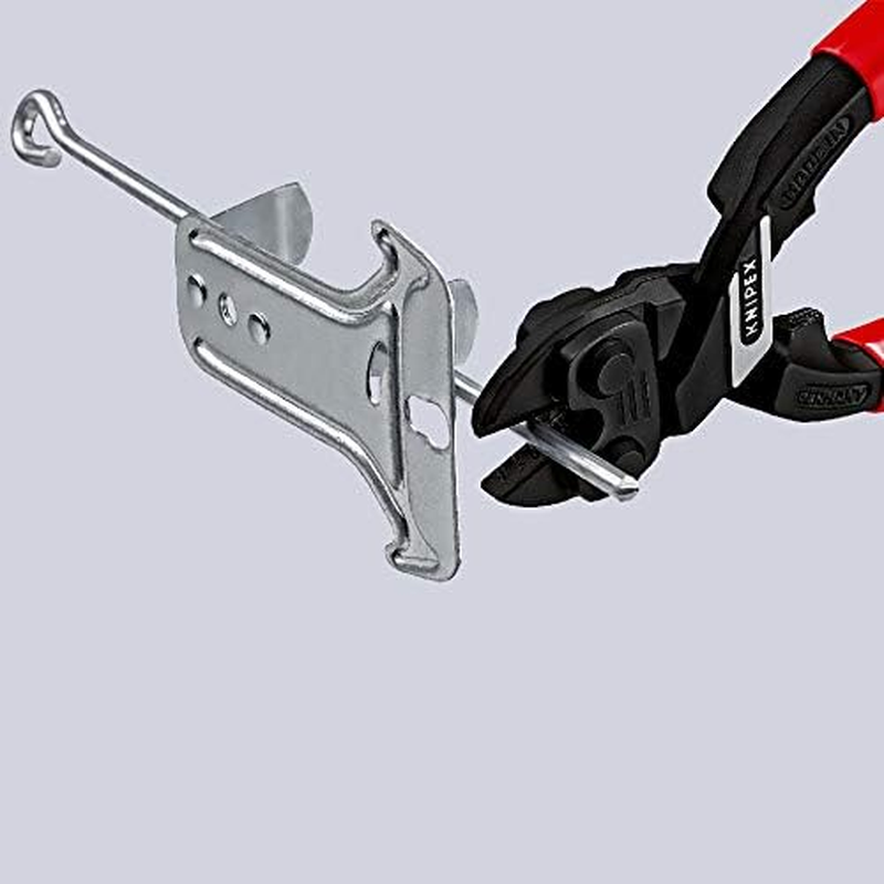 Knipex Cobolt Compact Bolt Cutters with PVC Grip, 200 Mm, Red