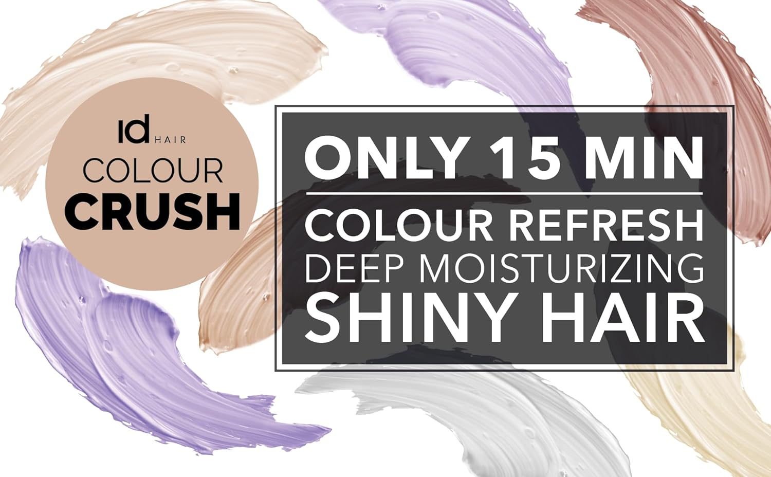 ID Hair Colour Crush Silver Shampoo - No Yellow - 250 Ml - anti Yellow Tint Silver Shampoo image number 4