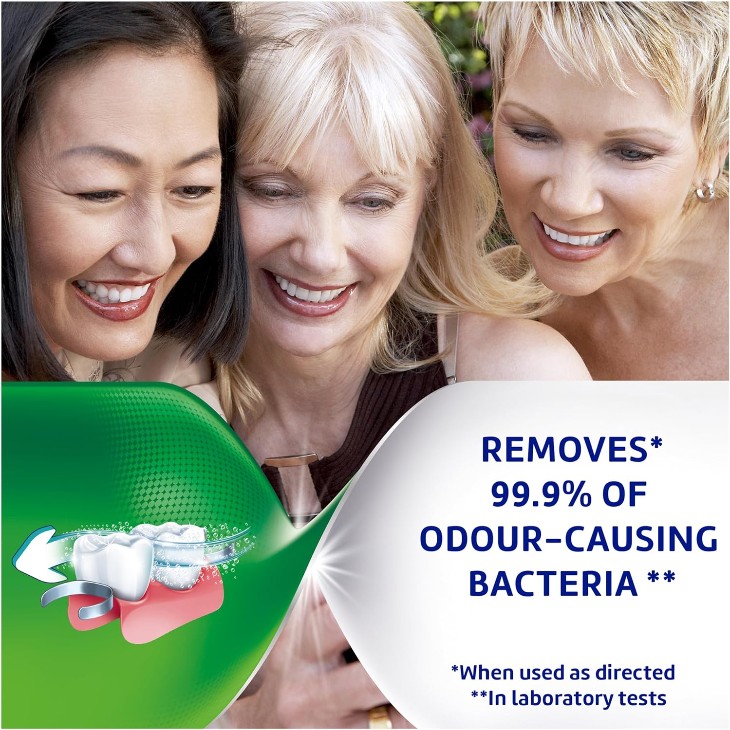 Polident Antibacterial Denture Cleaner Tablets, 3-Minute Daily Denture Cleanser, 66 Tablets image number 1