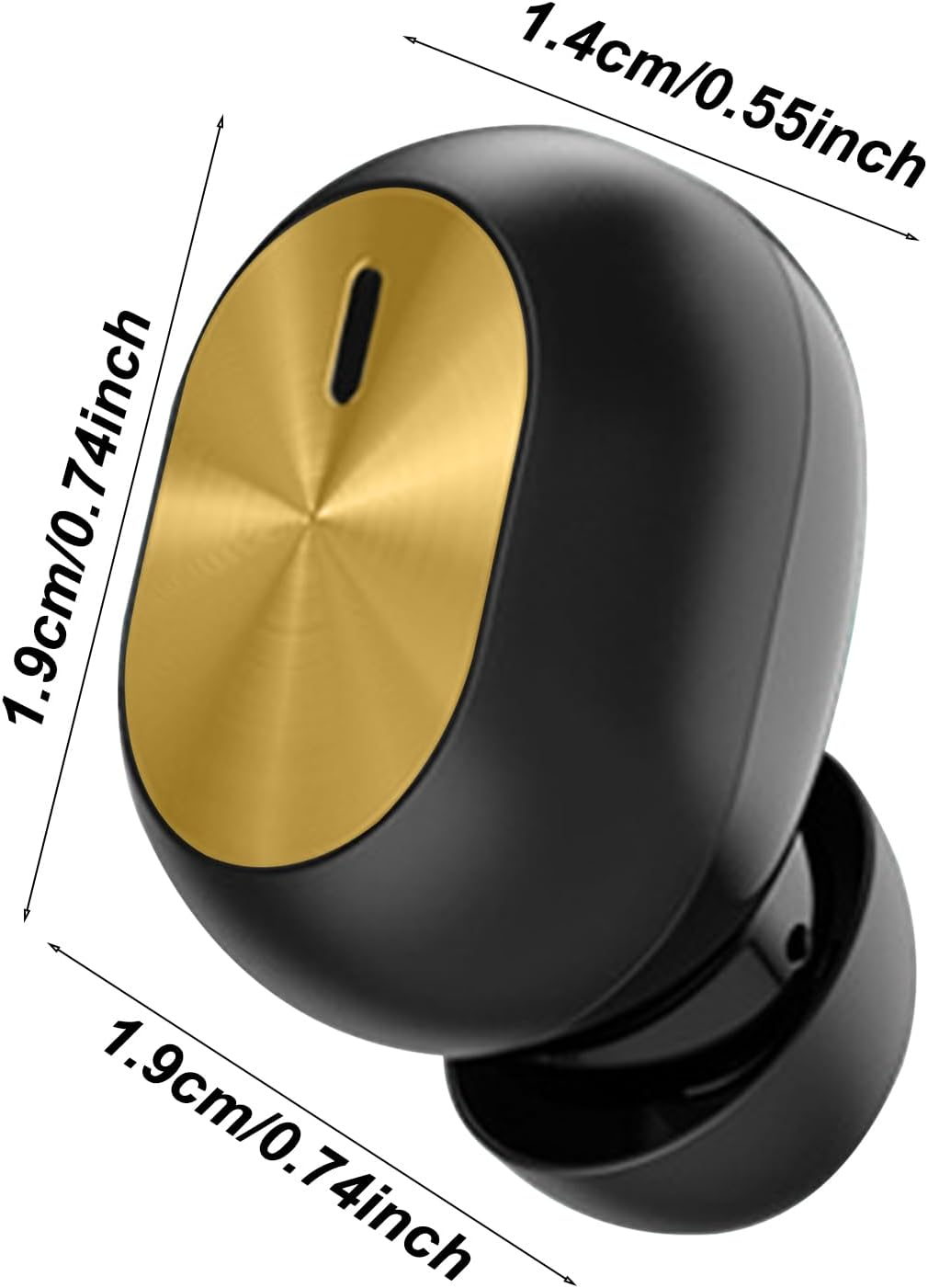 Dybnuhoc Wireless Earbuds | Single Ear Game Earphones - Portable High-Fidelity Earbuds for Outdoor Studying Calls Airplane Commuting Sports Gym Meetings Hiking Jogging image number 1