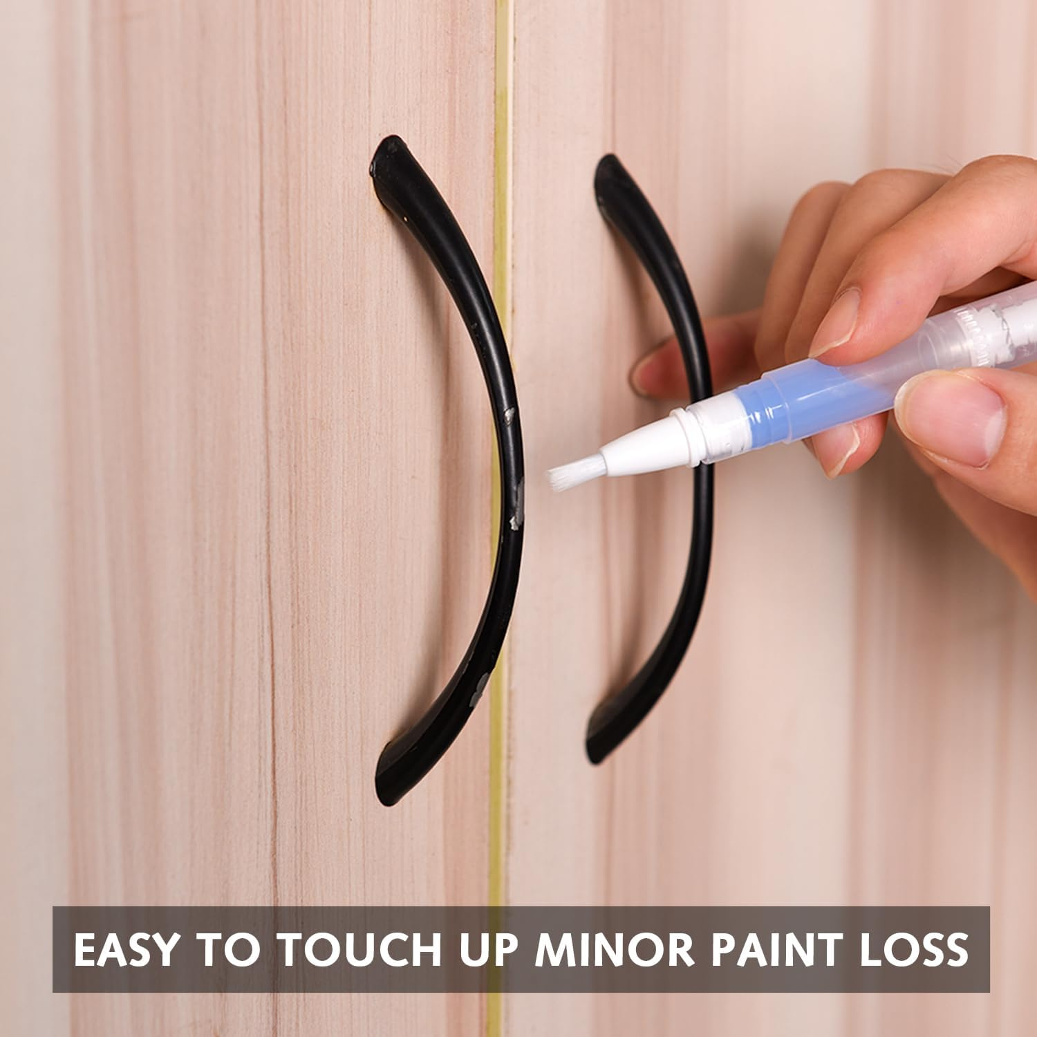 16 PCS Touch up Paint Pen, 5Ml Paint Touch up Pen, Touch up Paint Brushes Fillable Paint Brush Pens Tool for Walls, Transparent Spackle Wall Paint Pen for Drywall Wall Wood Furniture image number 4