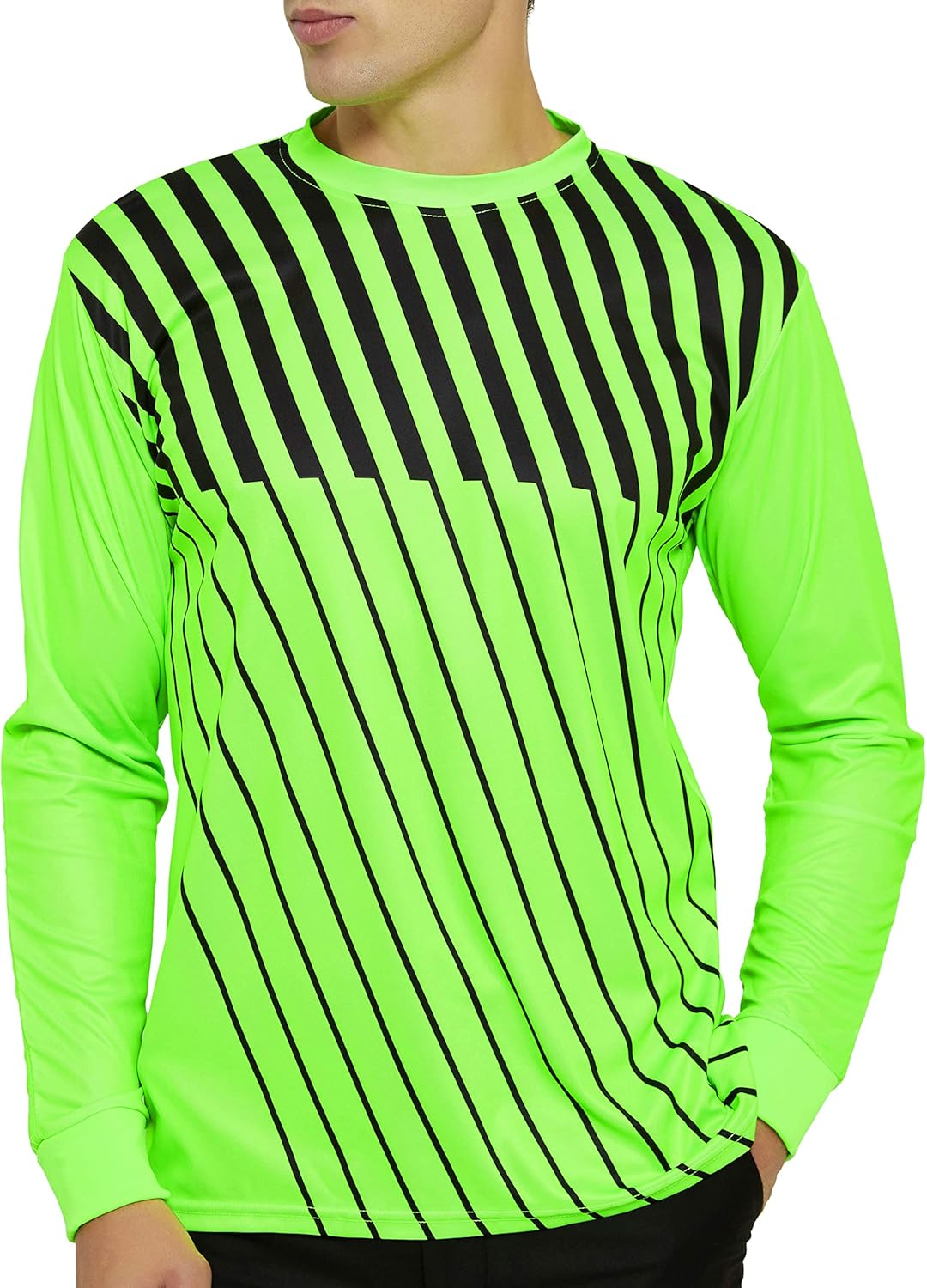 TOPTIE Long Sleeve Soccer Goalkeeper Jersey with Sponge Protector for Adult Youth, Arm Padded Goalie Shirt image number 5
