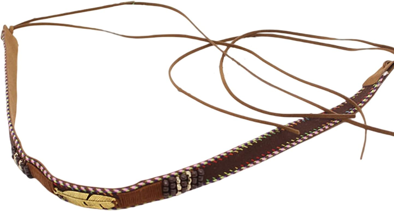 MONOJLY Hatband, American Hat Bands, Fedora Hats, Cowboy Hats, Leather Hats, Western Hat Belts, Straw Hat Bands image number 4