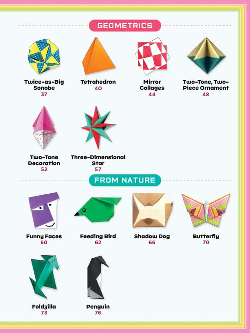 One Fold at a Time Origami: 36 Easy Models for First-Time Folders image number 5