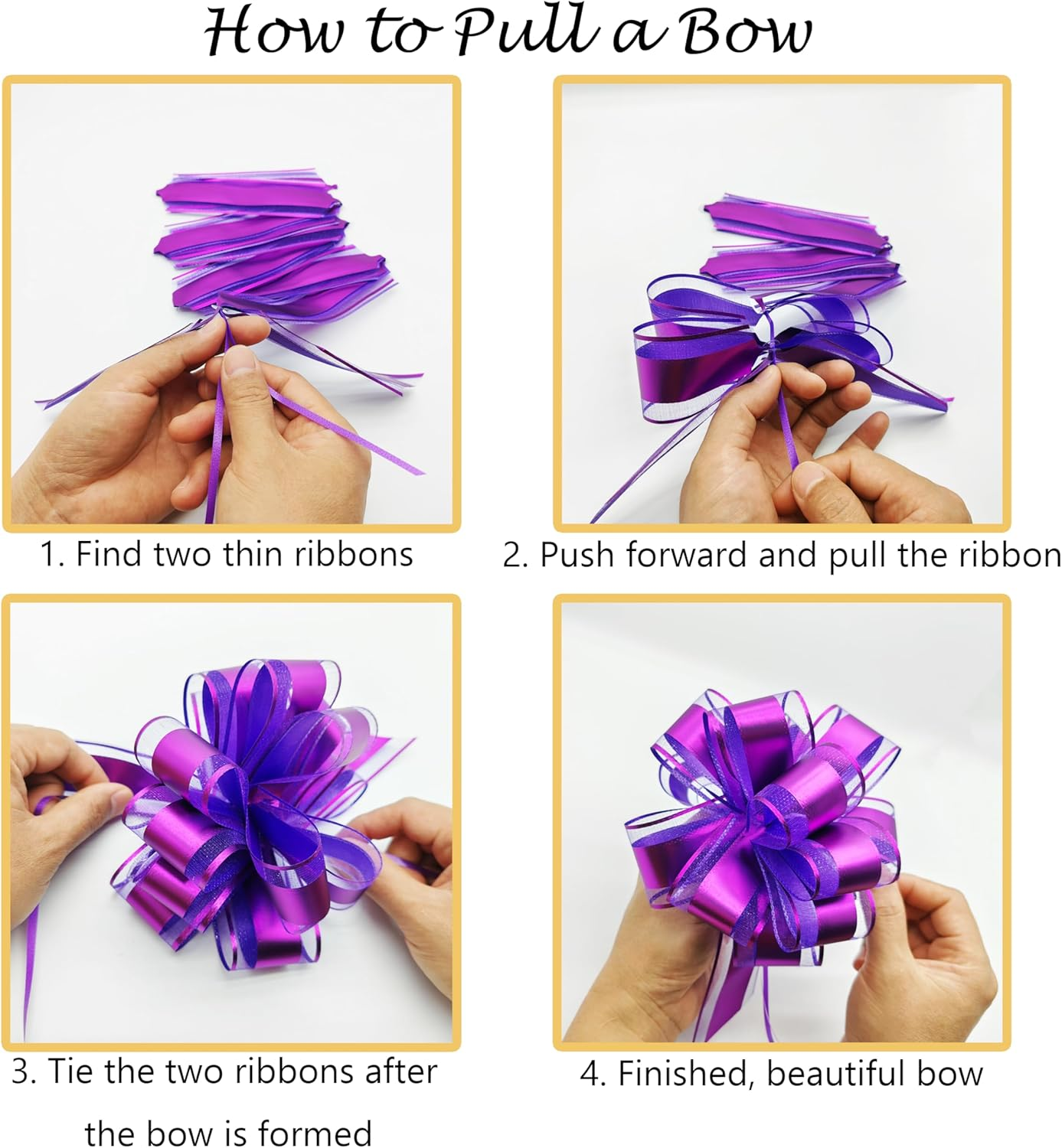 IXSIUZO 6 PCS Large Pull Bows 6 Inch Red Bows for Gift Wrapping Wedding Basket Decorated Birthday Party Christmas and Valentine'S Day Gift Decorations - Bean Green image number 6