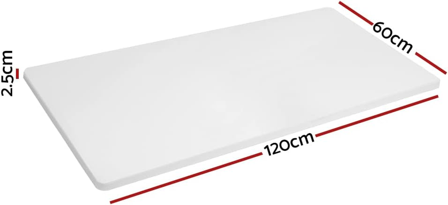 Artiss Electric Laptop Standing Desk Desktop Sit Stand Desks Table for Office Study Computer Workstation Gaming Home Use White (Desktop Only) 120Cm X 60Cm Particle Board Replacement Kit DIY image number 6