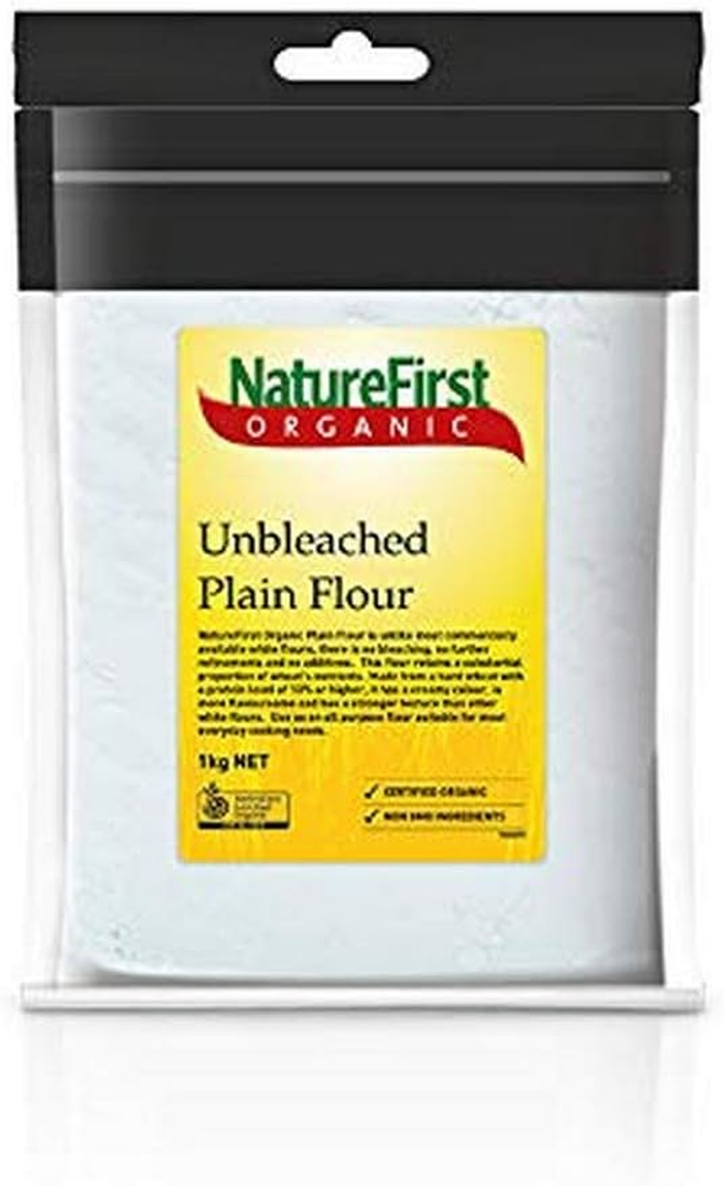 Naturefirst Organic Unbleached Plain Wheat Flour 1 Kg, image number 1