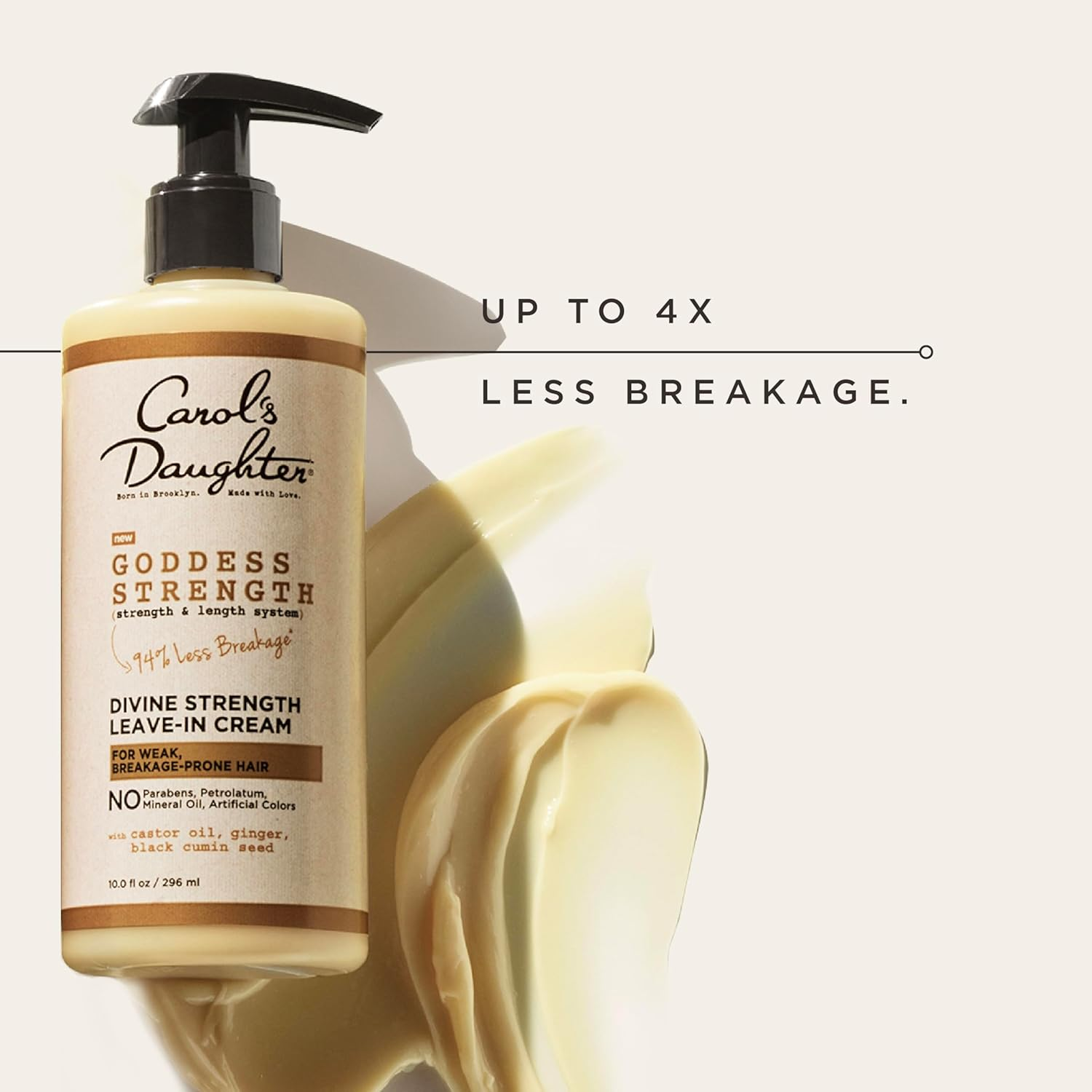 Carol'S Daughter Goddess Strength Leave in Conditioner Cream, 10 Fl Oz - Strengthening and Moisturizing for Wavy, Curly Hair image number 2