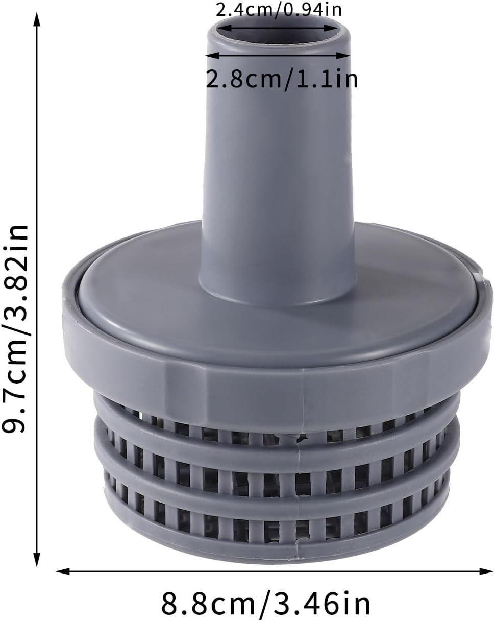 11070/11072 Pool Strainer Replacement Compatible with Intex 25022E, Pool Jet Connector Replacement(Grey) image number 4