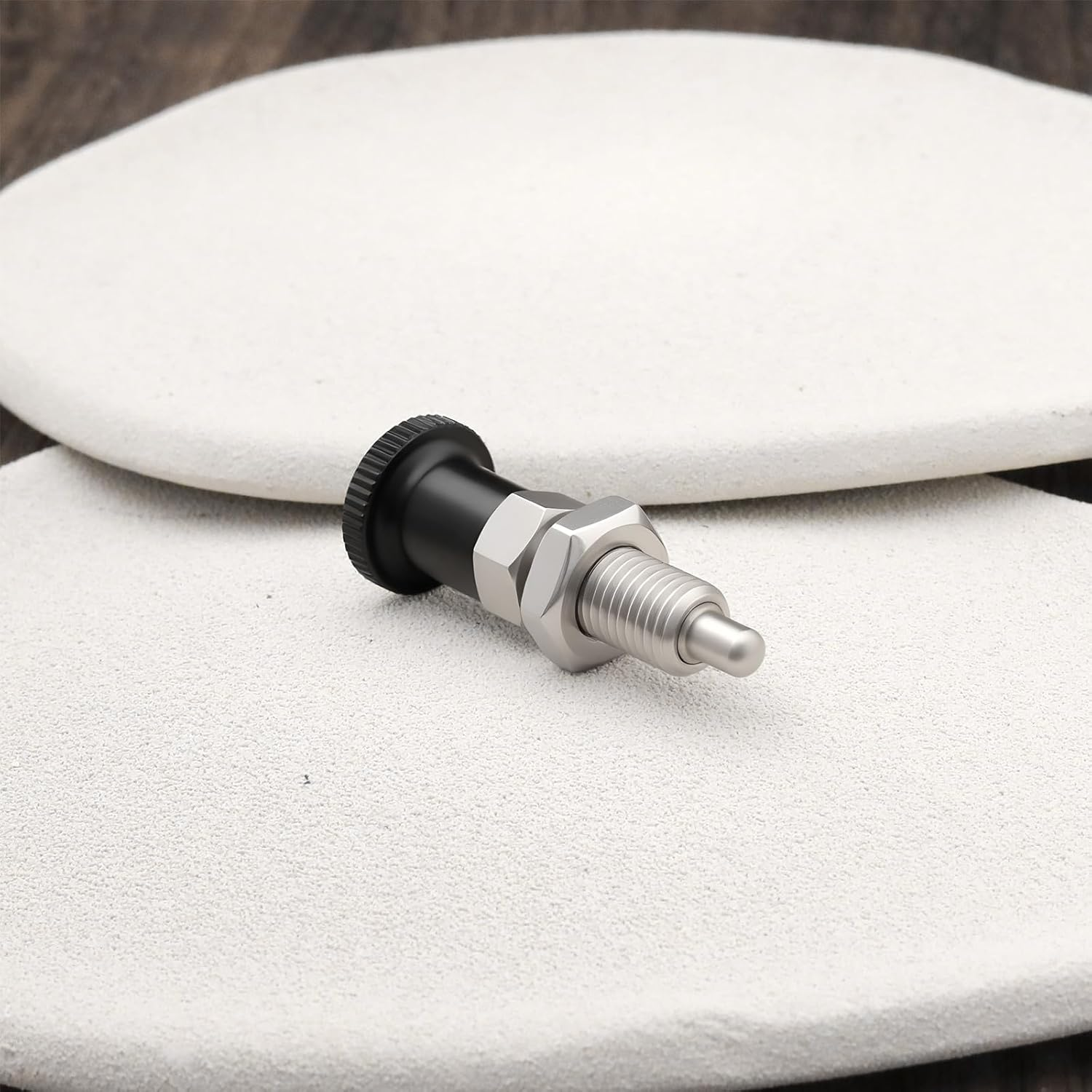 LT Easiyl M8 Reset Type Spring Pin Stainless Steel round Head Spring Indexing Pin Suitable for Mechanical Equipment Fixtures Molds image number 4