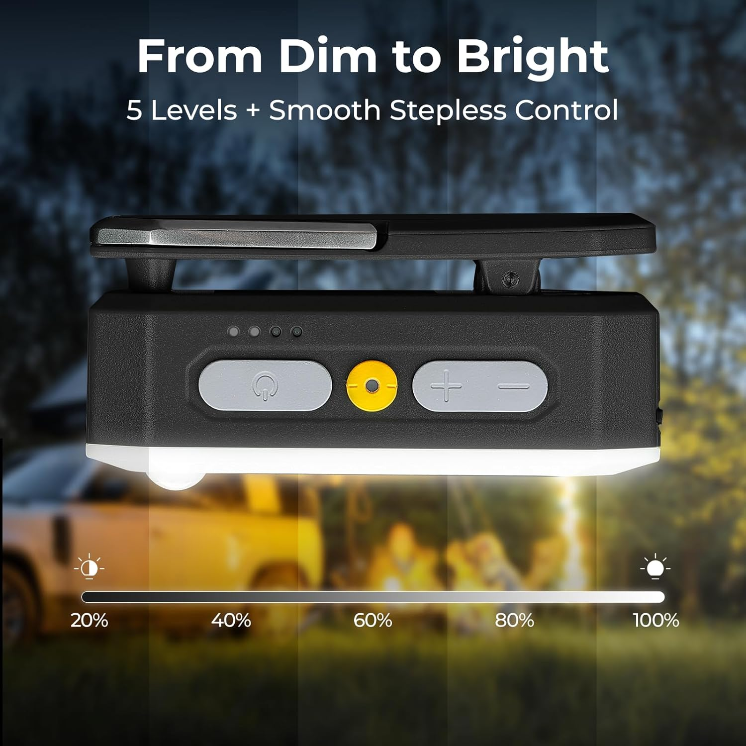 Bougerv Camping Light Rechargeable, 3200Mah Camping Lantern, Portable Motion Sensor Light, Camping Lamp for Tent, IP65 Waterproof for Outdoor, Power Outages, Emergency, Fishing, Hiking image number 1