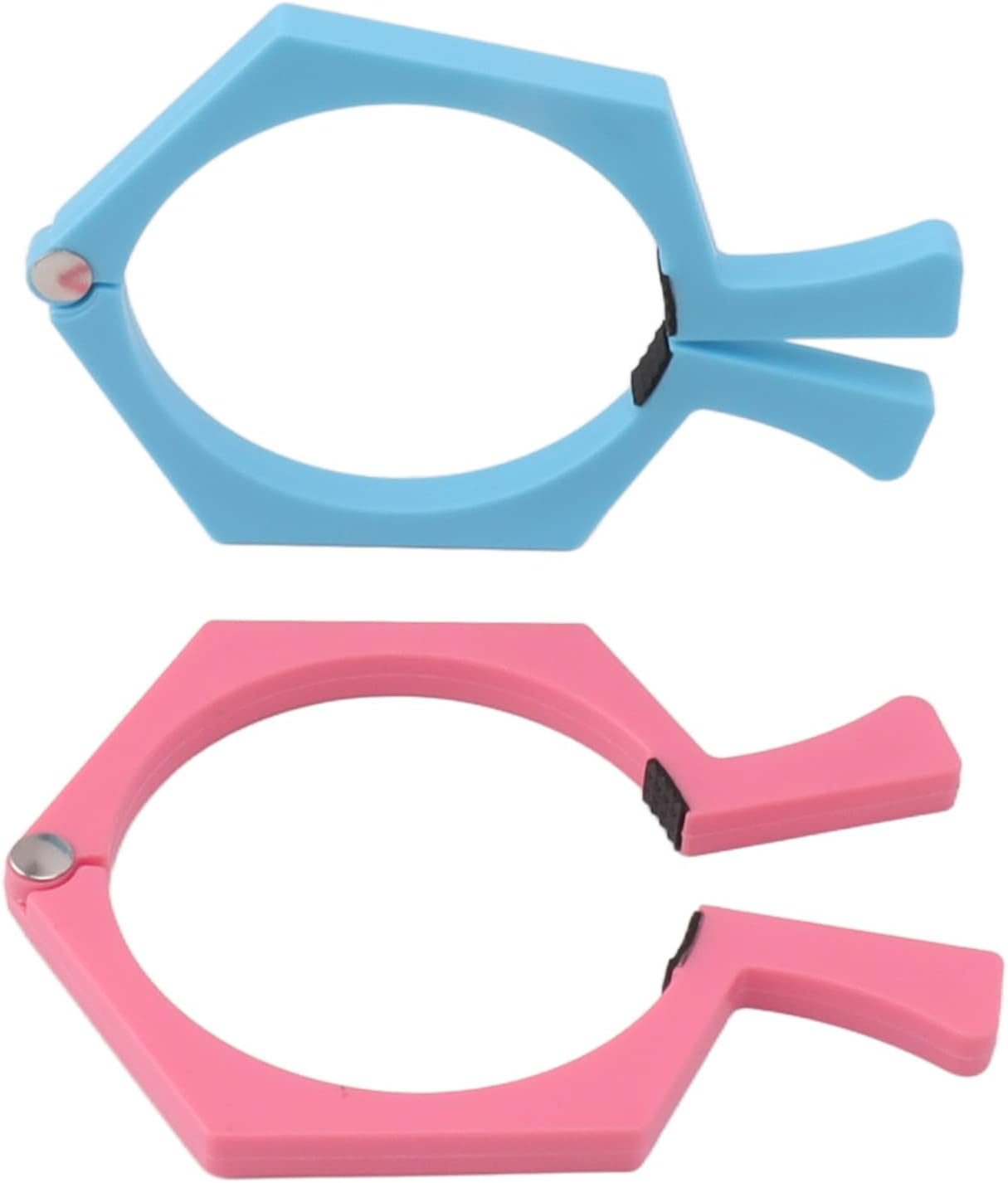 Sublimation Tumblers Pinch, Sublimation Cup Clamp Reduce Grip Strength Nonslip Silicone ABS for Heat Press Parts (And Blue)