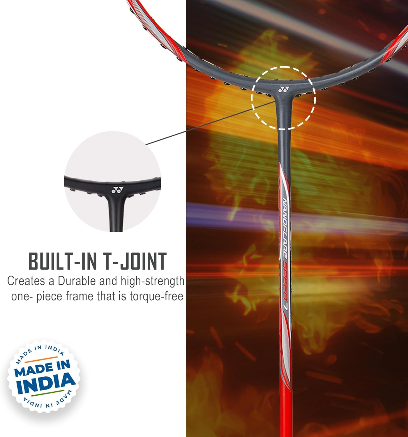 YONEX Badminton Racquet NANOFLARE Speed 7 Apricot G4 4U