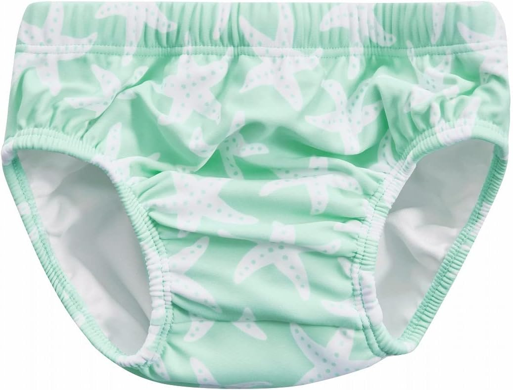 Big Softies Starfish Swim Nappy, Green, Small/Medium image number 2