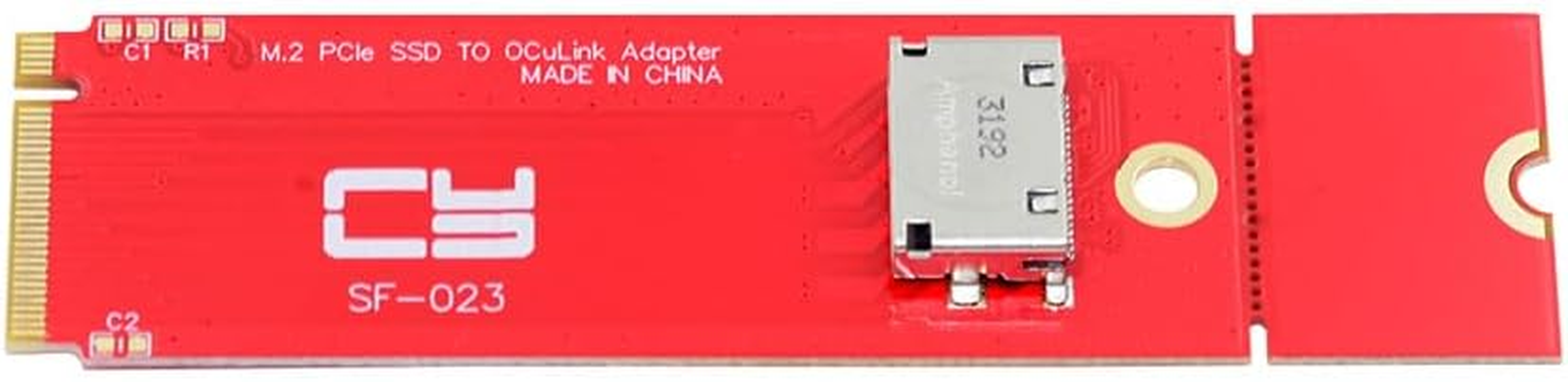 Xiwai PCI-E 3.0 X4 to Oculink SFF-8612 SFF-8611 Host Adapter for Pcie SSD with Low Profile Bracket image number 2