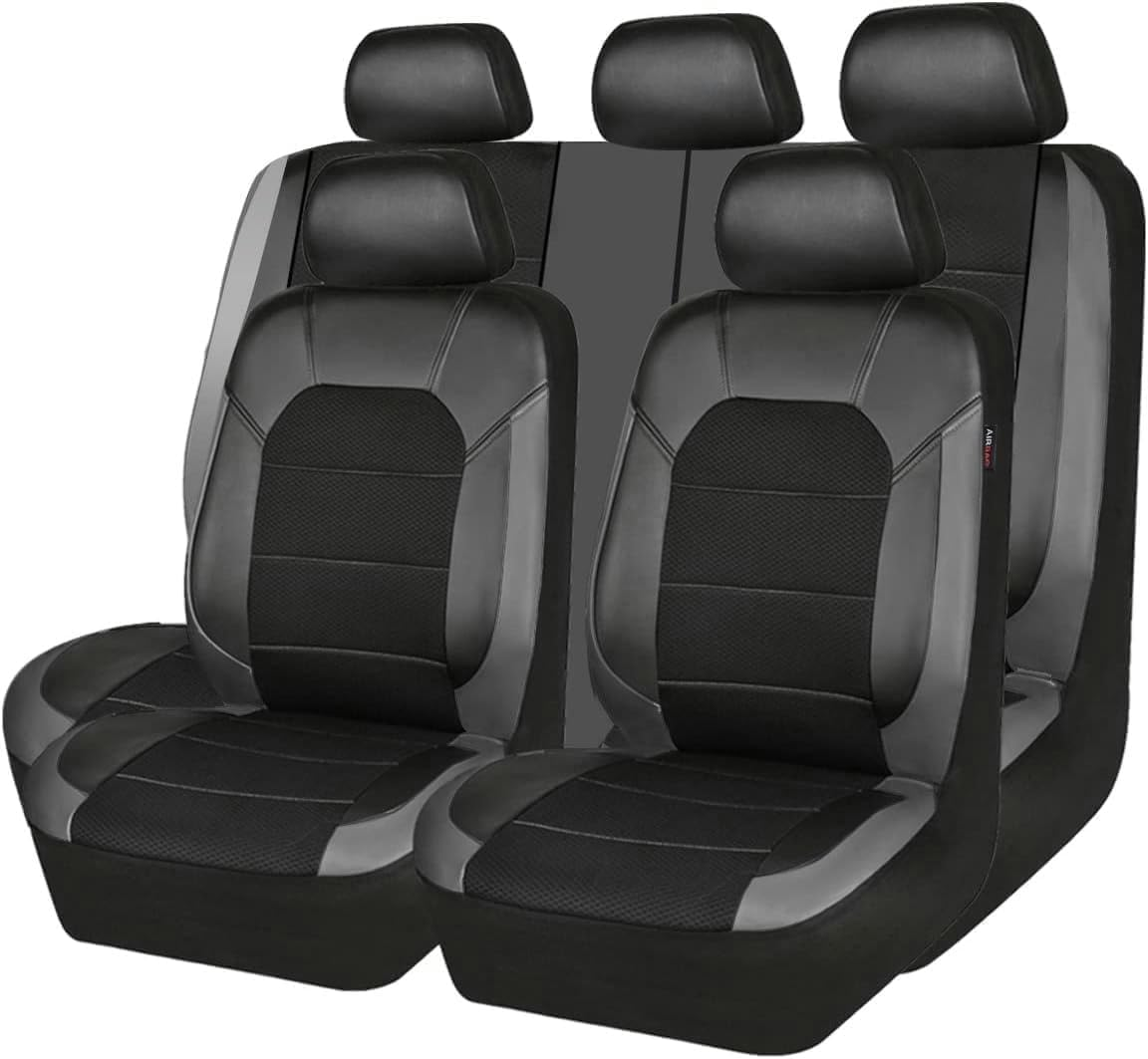 Yueany Car Seat Covers Universal Fit for Nissan Navara D22 Navara D40 Navara D40 S Navara Np300 Navara Np300 S Protection Full Set Seat Covers