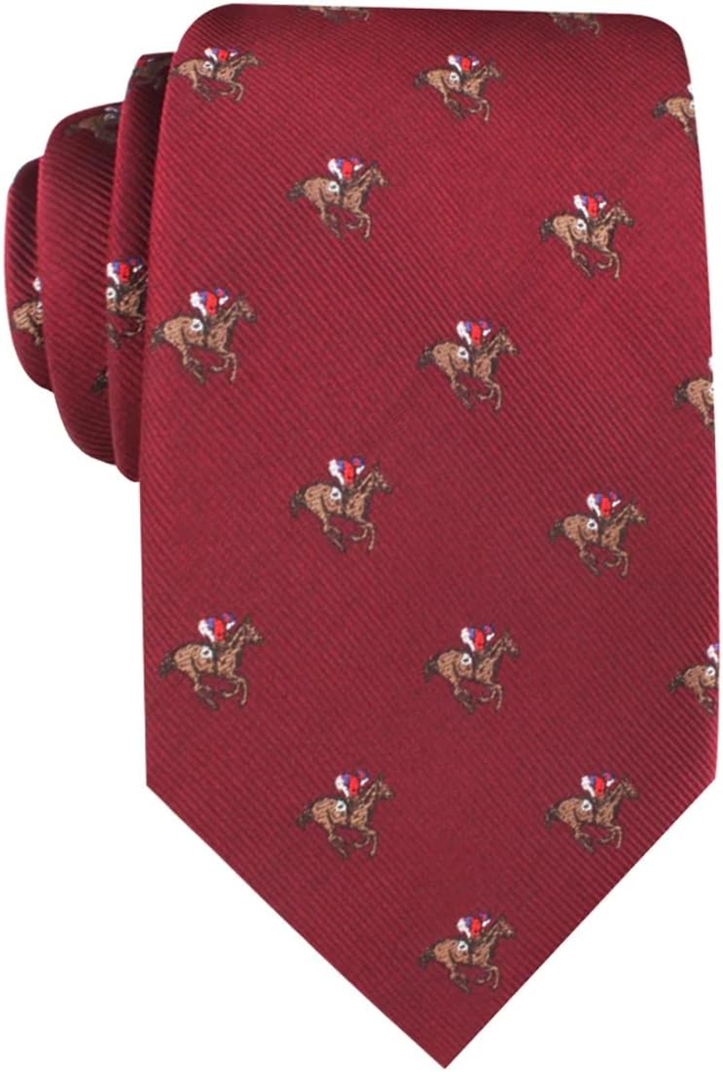 The Royal Ascot Racehorse Necktie Burgundy the Royal Ascot Racehorse Necktie image number 6