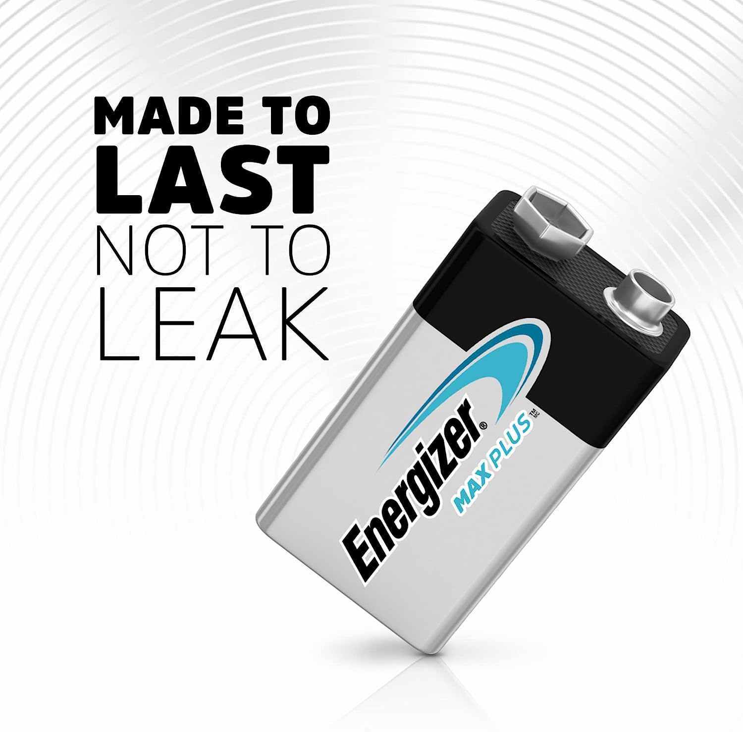 Energizer Max plus 9V Alkaline Batteries - 2 Pack