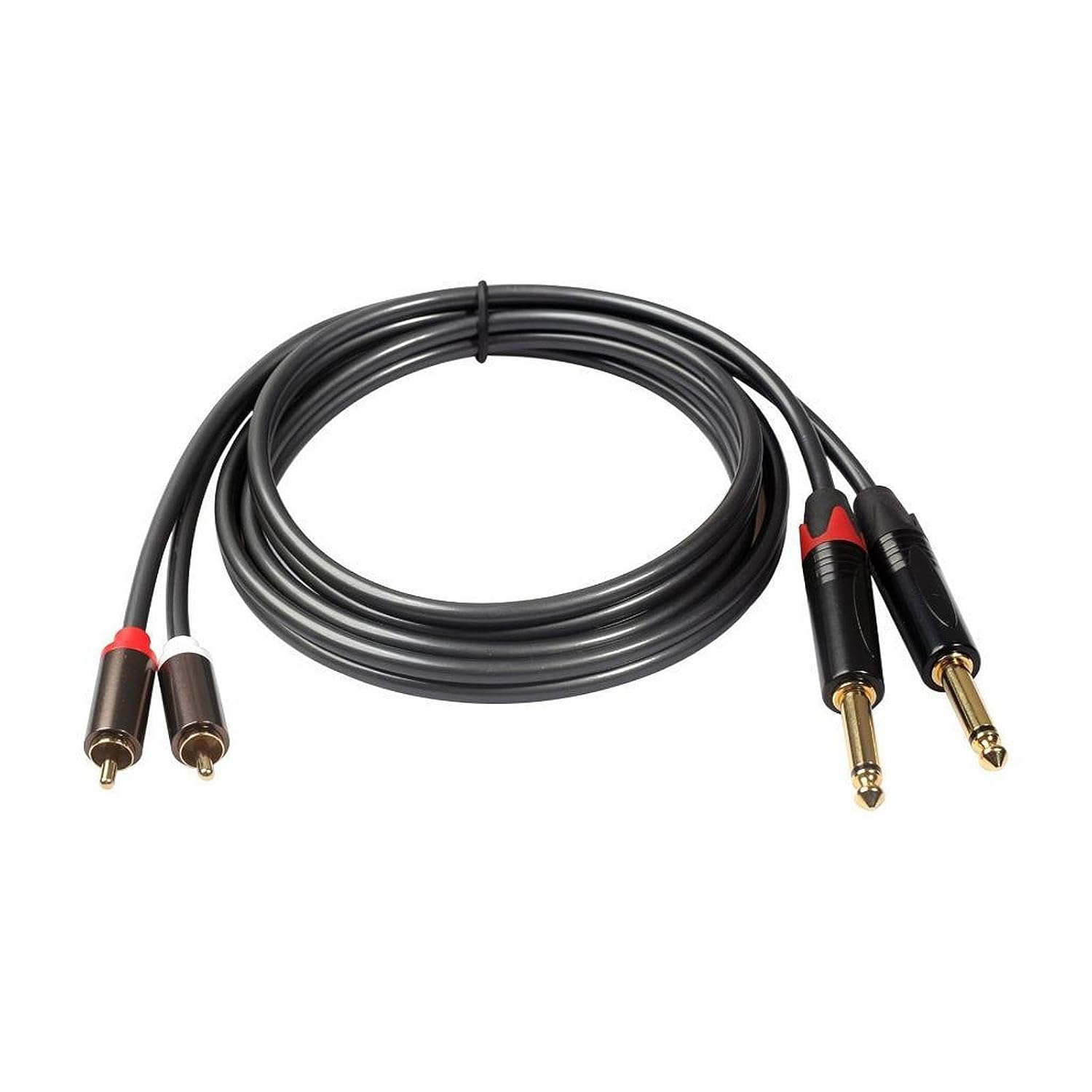RCA Male to RCA Male Audio Cable for Home Amplifier Speaker Connection, 3M image number 4