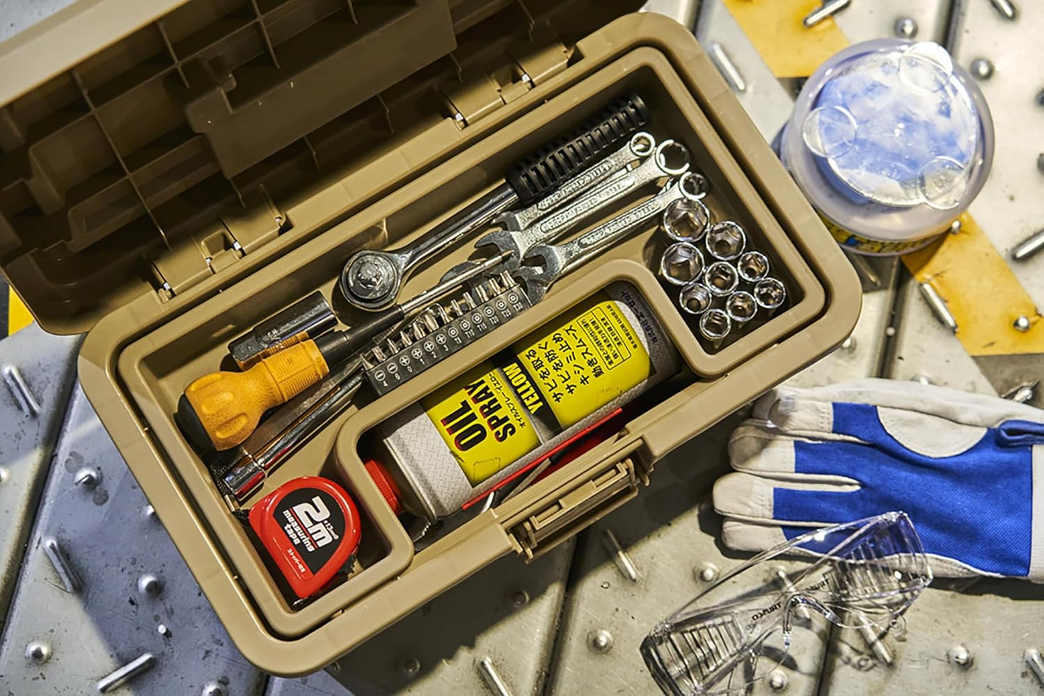 JEJ Astage Tool Box ST 380AS Disaster Prevention, Sand Beige image number 5