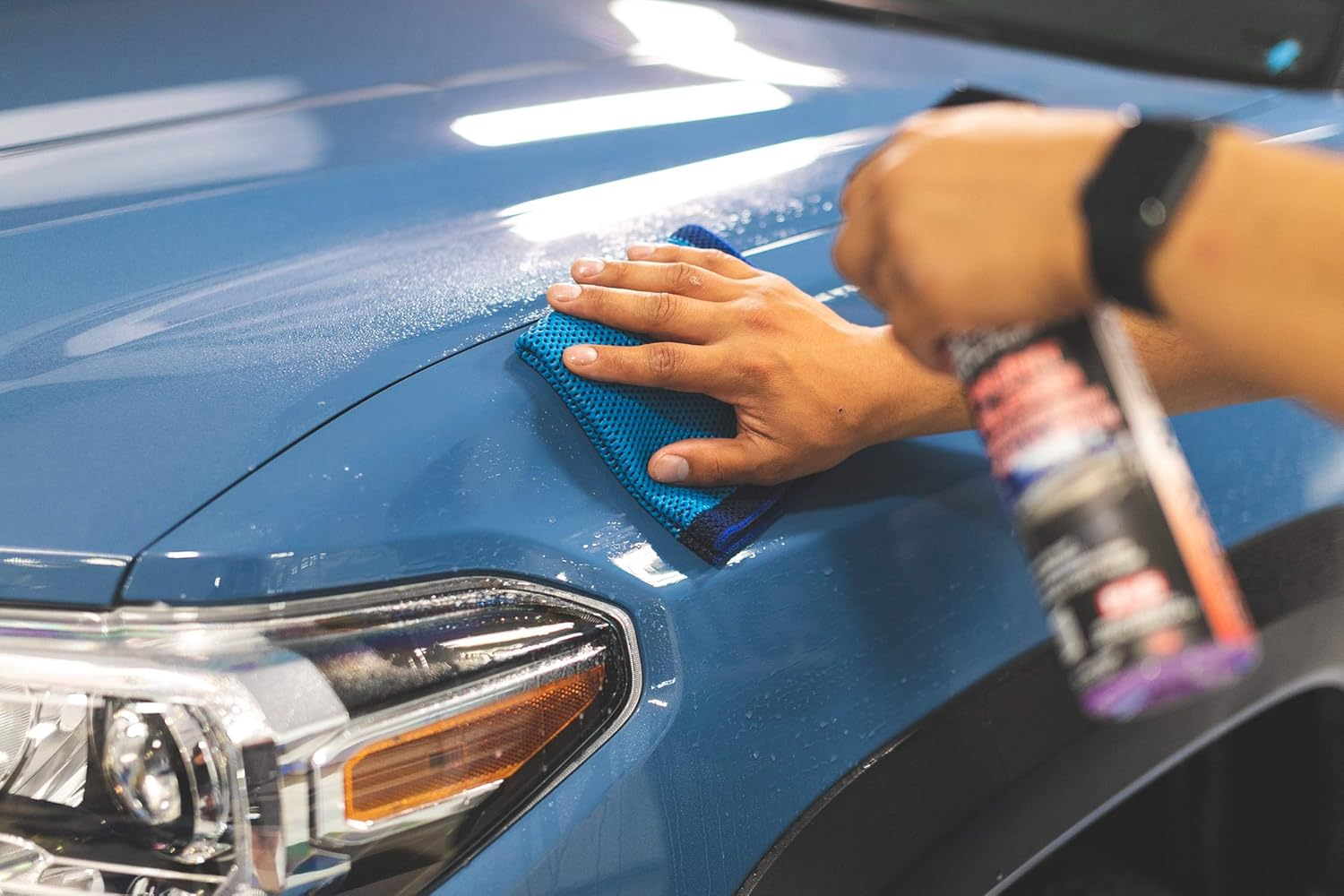 The Rag Company - Ultra Clay Decontamination Towel - Effective Cleaning & Release of Paint Contaminants; Increase Wax and Sealant Bond; Enhance Gloss and Depth of Color; Fine Grade (12In. X 12In.) image number 2