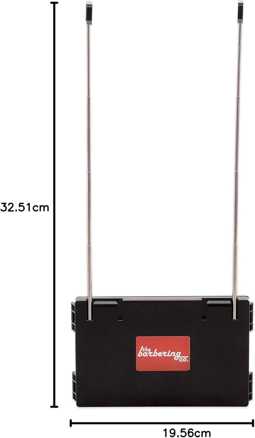 3 Way Mirror | Trifold Mirror for Self Hair Cutting and Styling for Men | DIY Haircut Tool to Cut, Trim, or Shave Your Head and Neckline at Home | Adjustable, Portable and Hands-Free image number 4