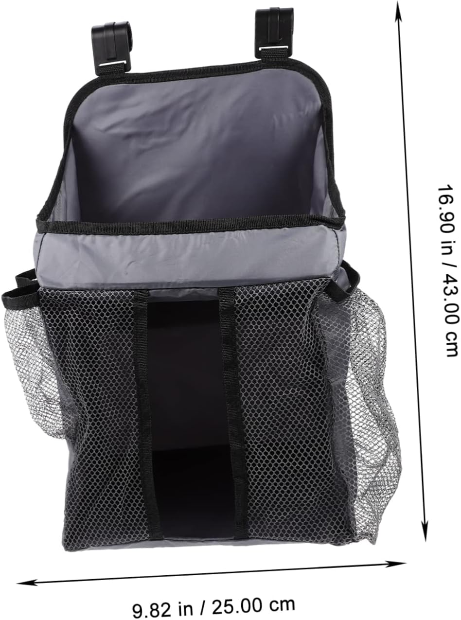 Crib Storage Bag Hanging Organizer for Nursery Storage Organization Products for Napkin and Milk Bottle Diapers Pouch image number 5