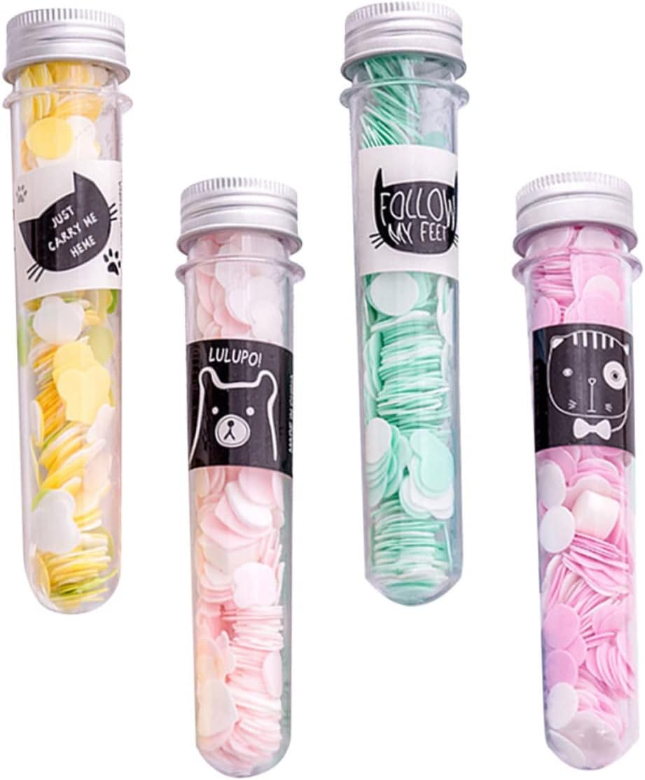 Abaodam 4Pcs Travel Natural Soap Flakes Disposable Soap Paper Portable Bath Flakes for Hands Face image number 1