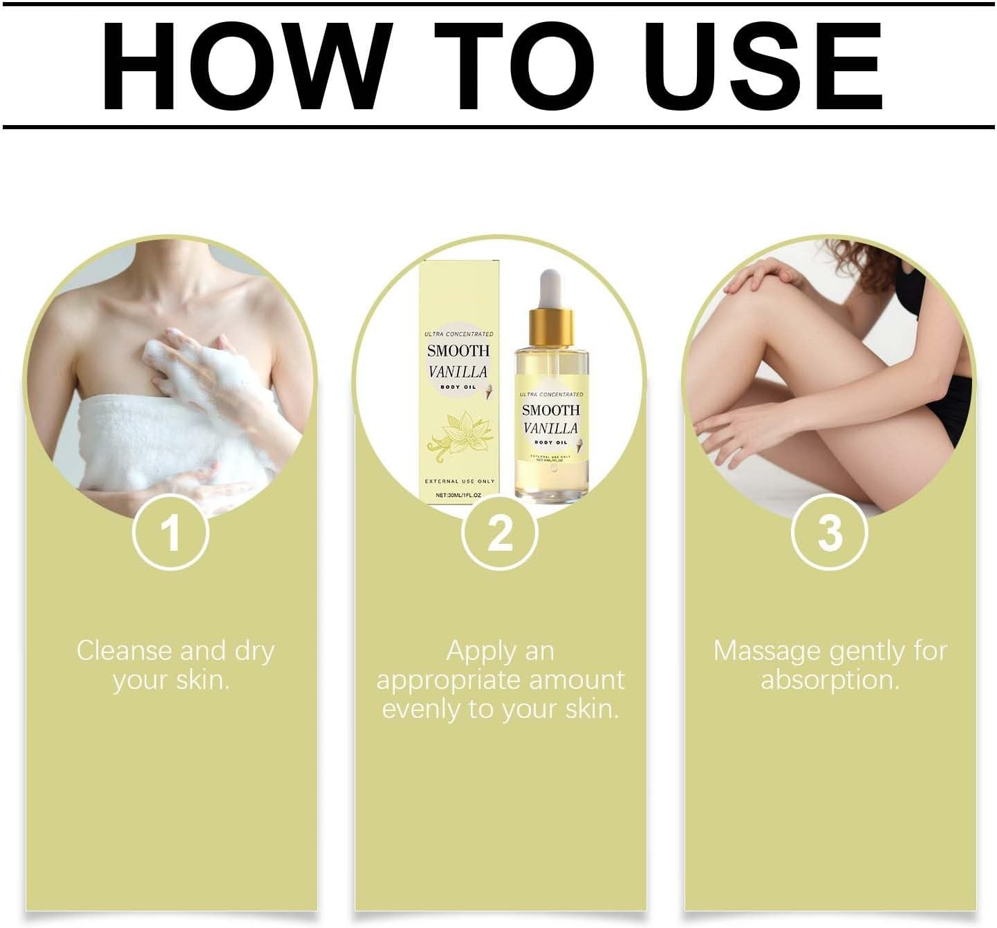 Sugar Cookie Body Oil for Silky Smooth Skin, Fragrance Body Oil for Women with Castor, Vitamin E, Shea Butter, Long-Lasting, Fast Absorbing, Non-Greasy, Moisturizing image number 5