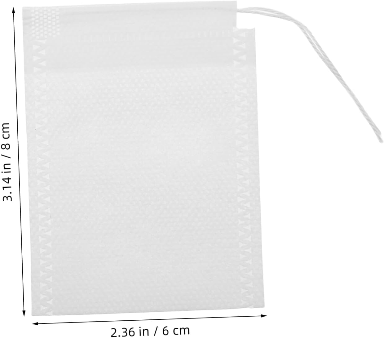 VICASKY 100Pcs Reusable Tea Sachets Loose Tea Strainer Detox Bags for Spa Home Easy Drawstring Sealing Design Multi-Function Filler Bags image number 5