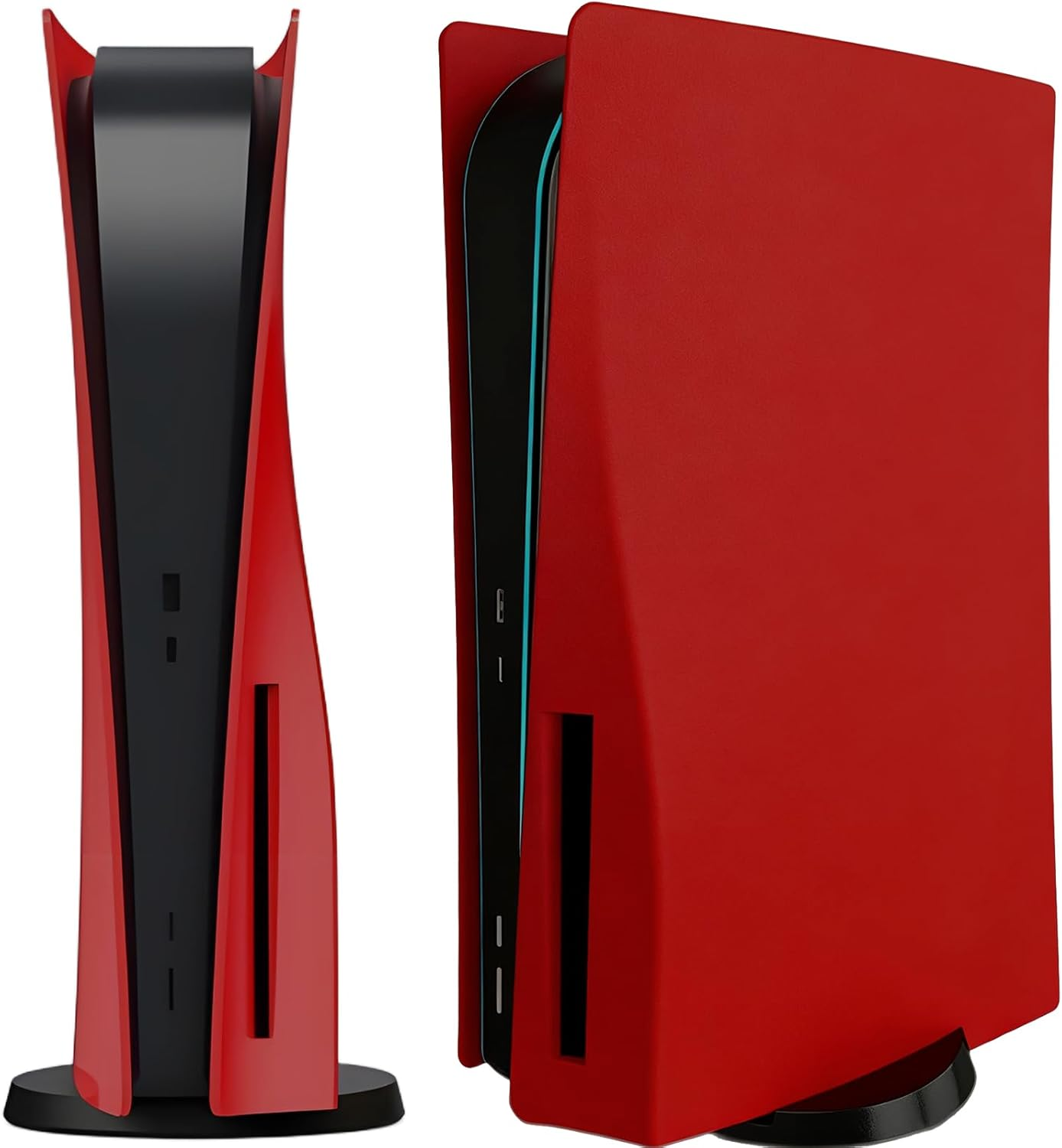 Replacement Skin Cover Shell for PS5 Digital Edition, Megadream Anti-Scratch Dustproof Protective Shell Cover Replacement Plate Shell for Sony PS5 Console Digital Edition - Blue