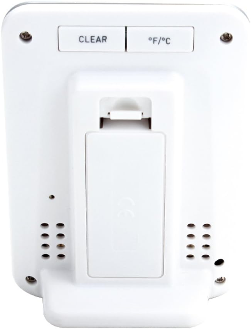 BALDR Digital Thermometer Hygrometer Monitor Indoor Temperature & Humidity Gauge, Min, Max, and Trend Indicator, White image number 5