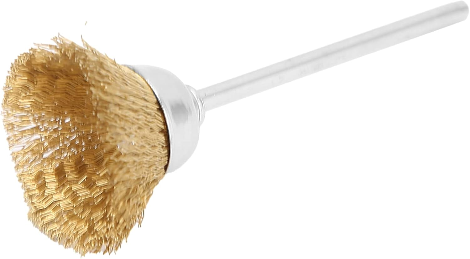 Nail Drill Cleaning Brush, Nail Drill Cleane Portable Manicure Tool Wear-Resistant Durable for Home Use and Nail Salon (Golden Copper Wire Brush) image number 5