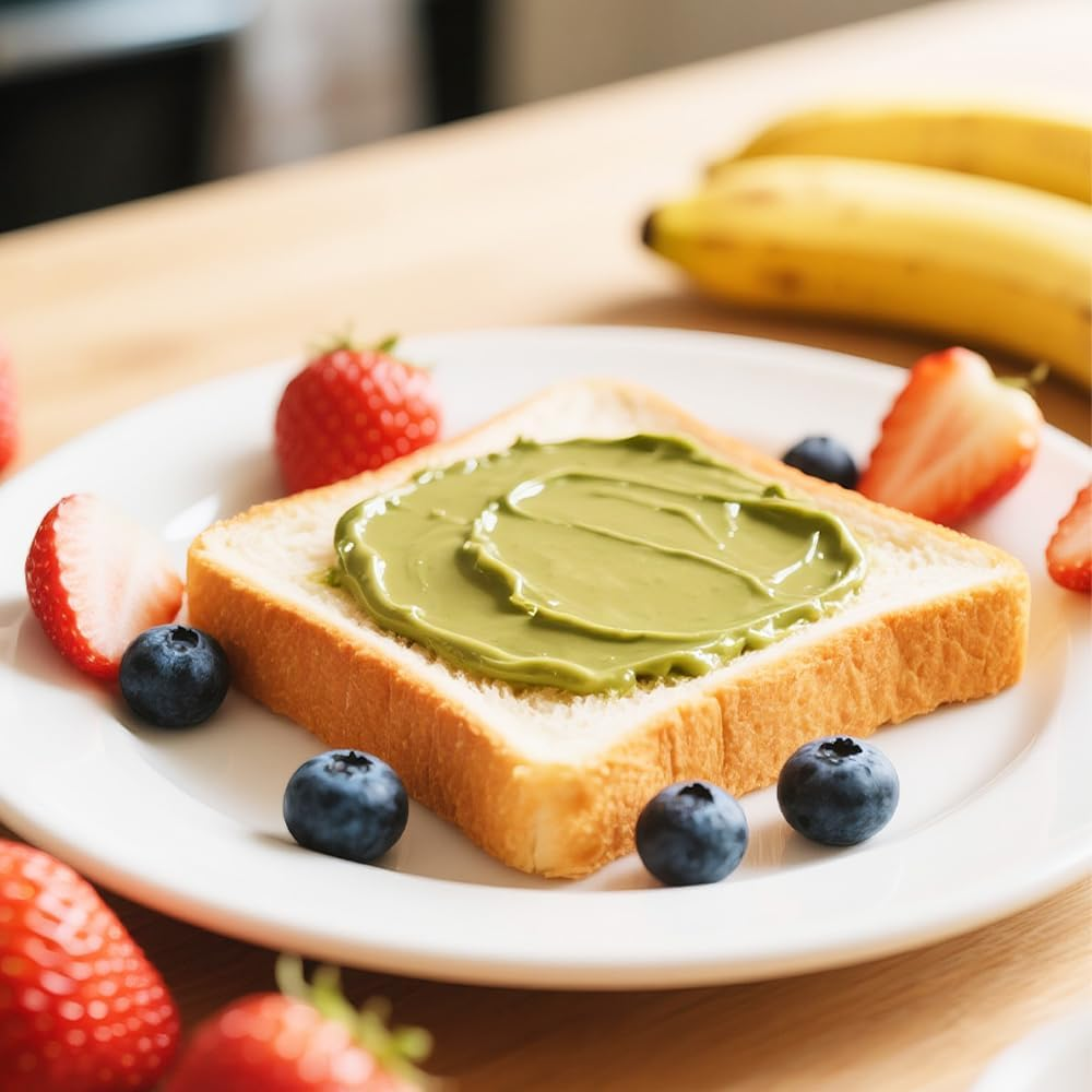 Delyco Pandan Kaya Malaysian Coconut Egg Jam with Pandan Flavor Creamy Spread for Toast Dessert 225G