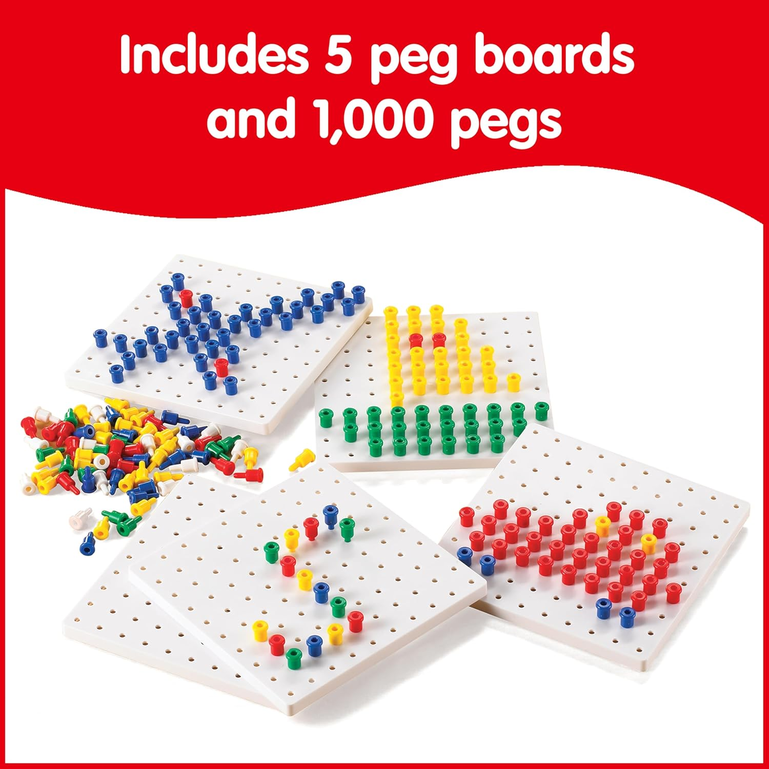 Edx Education Pegs and Peg Board Set image number 3