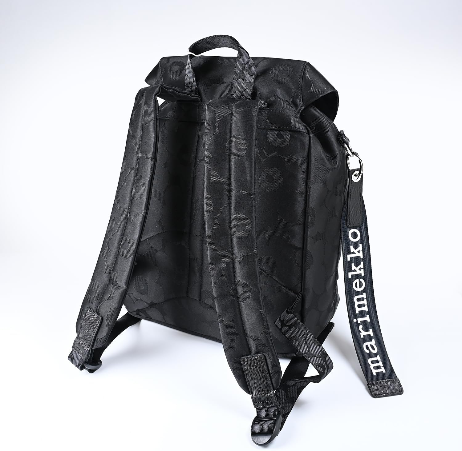 Marimekko 092229 999 Women'S Backpack, Bag and Backpack, Everything Unikko Women'S, Black X White, Scandinavian Miscellaneous Goods, Scandinavian Design, Black, Free Size