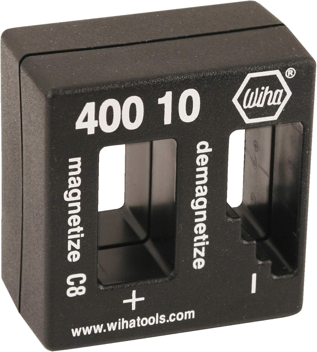 Wiha Magnetizer Demagnetizer, 2X2X1, Black, Flat Head, Magnetic Tip image number 4