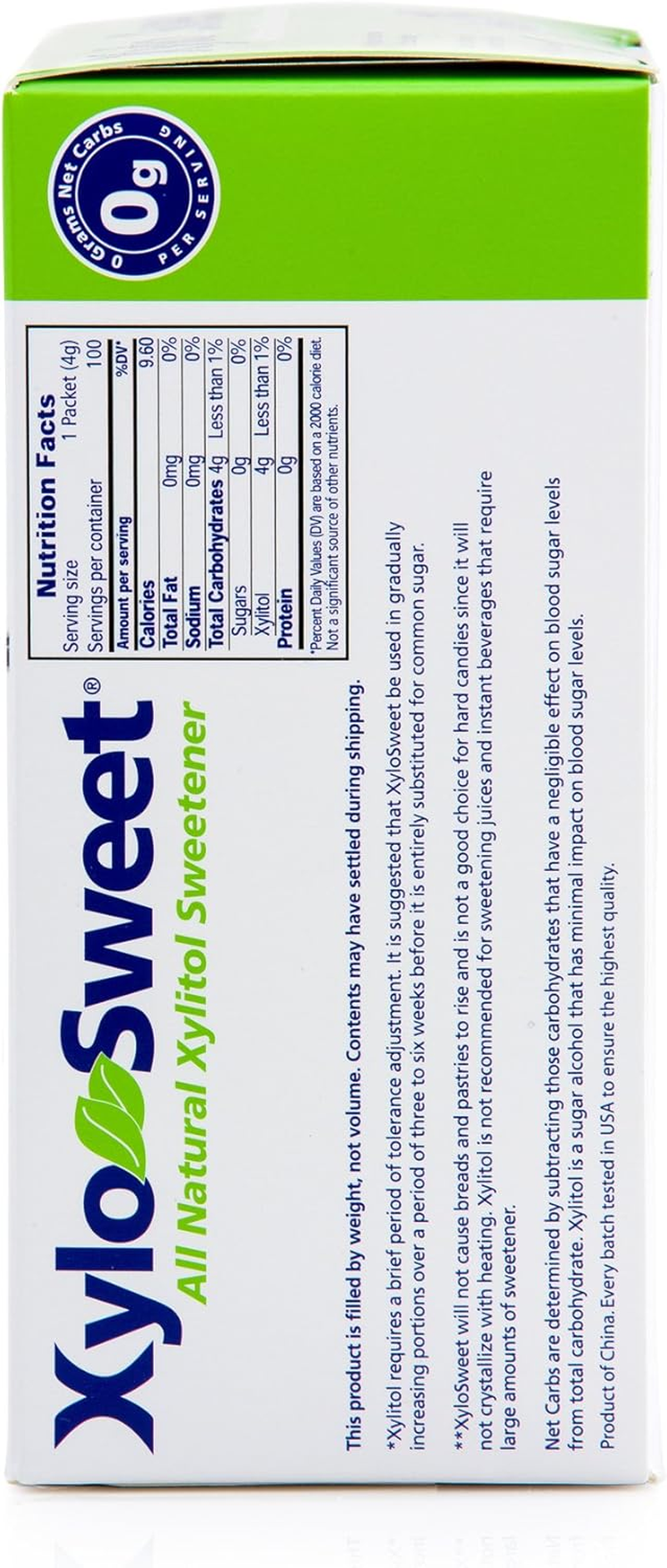 Xlear Xylosweet Non-Gmo Xylitol Natural Sweetener, Granules, 4 Gram Sachets, 100Ct image number 2