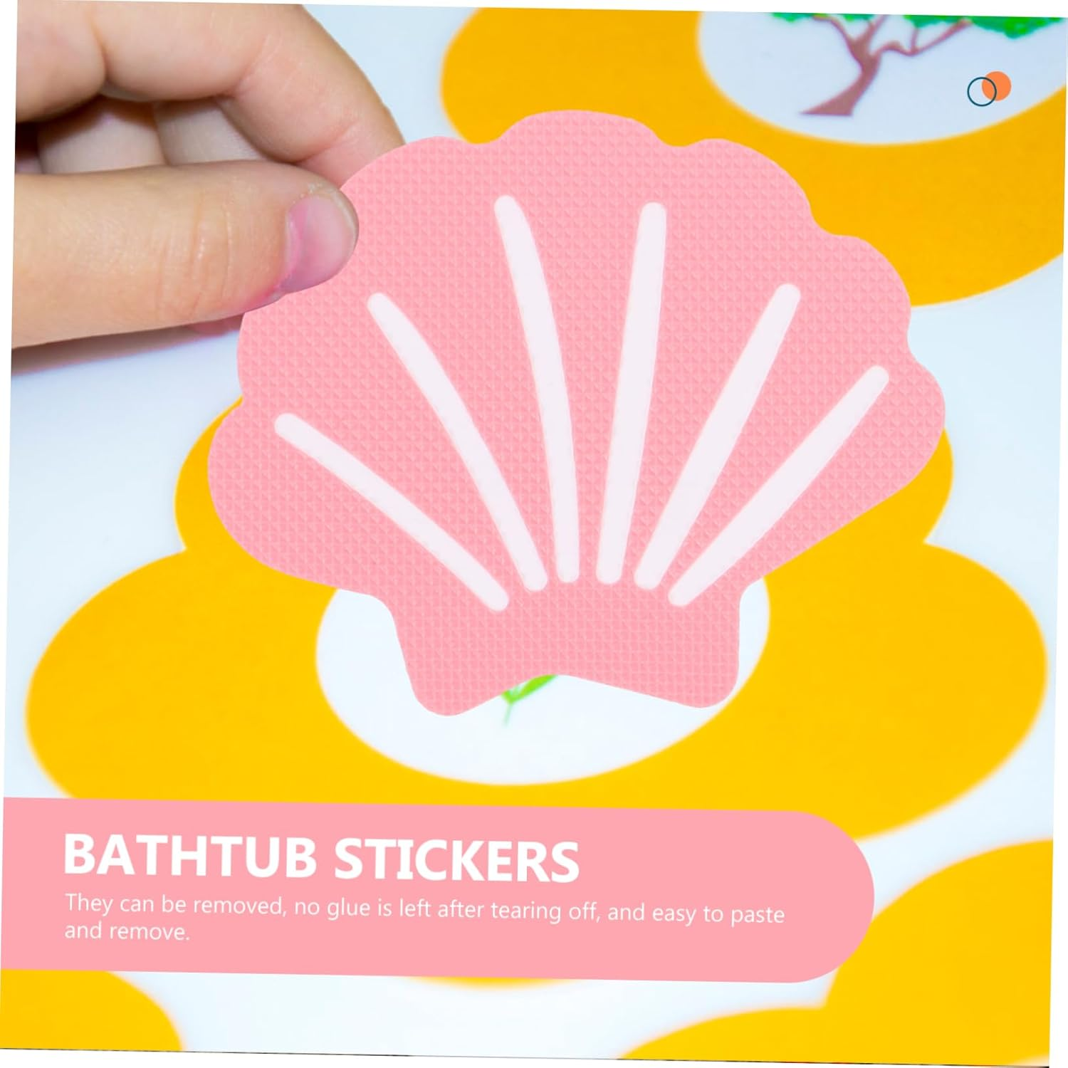 Anneome Slip Sticker Shower Stickers Bathroom Non-Slip Decals Bathtub Safety Peva Material Decals image number 5