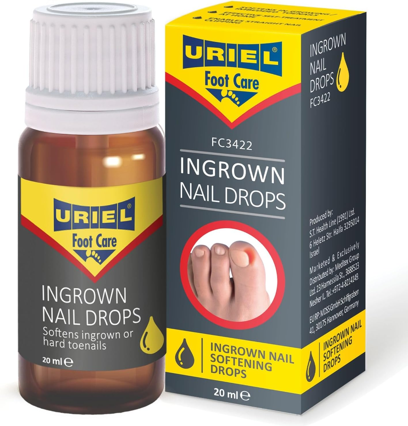 URIEL UPGRADED Ingrown Toenail Treatment, Ingrown Toenail Removal Kit, Ingrown Toenail Corrector, Ingrown Nail Kit Ingrown Toenail Tool 20Ml image number 3