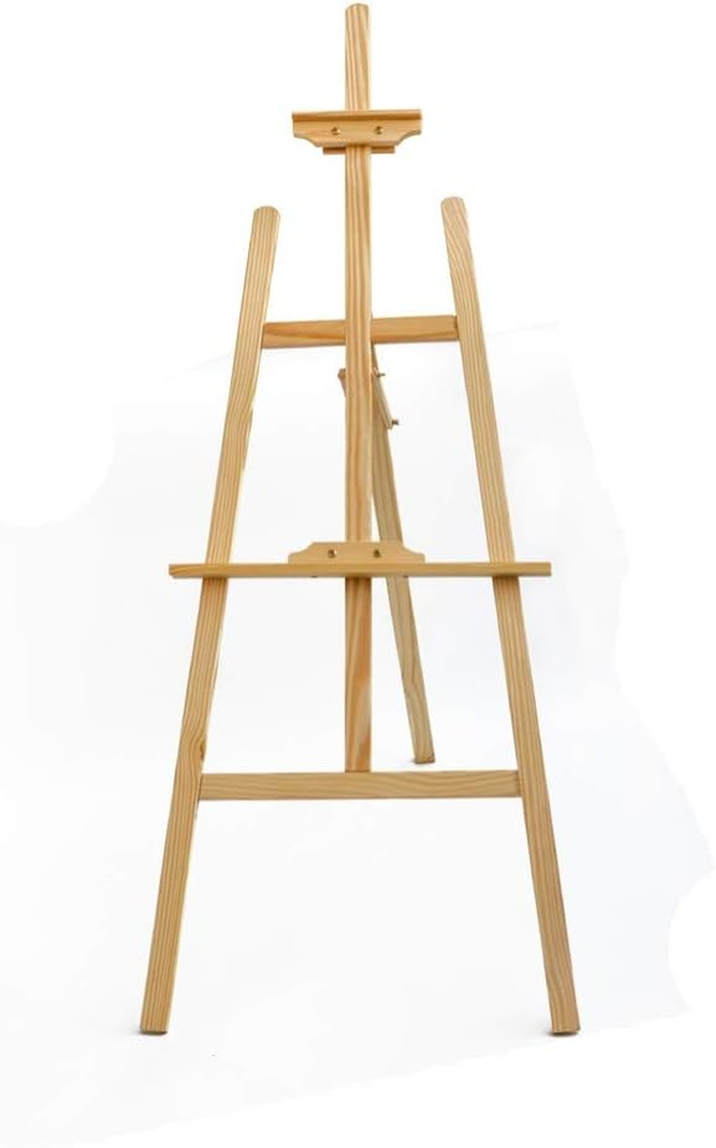 Pine Wood Easel Artist Art Display Painting Shop Tripod Stand Wedding image number 3