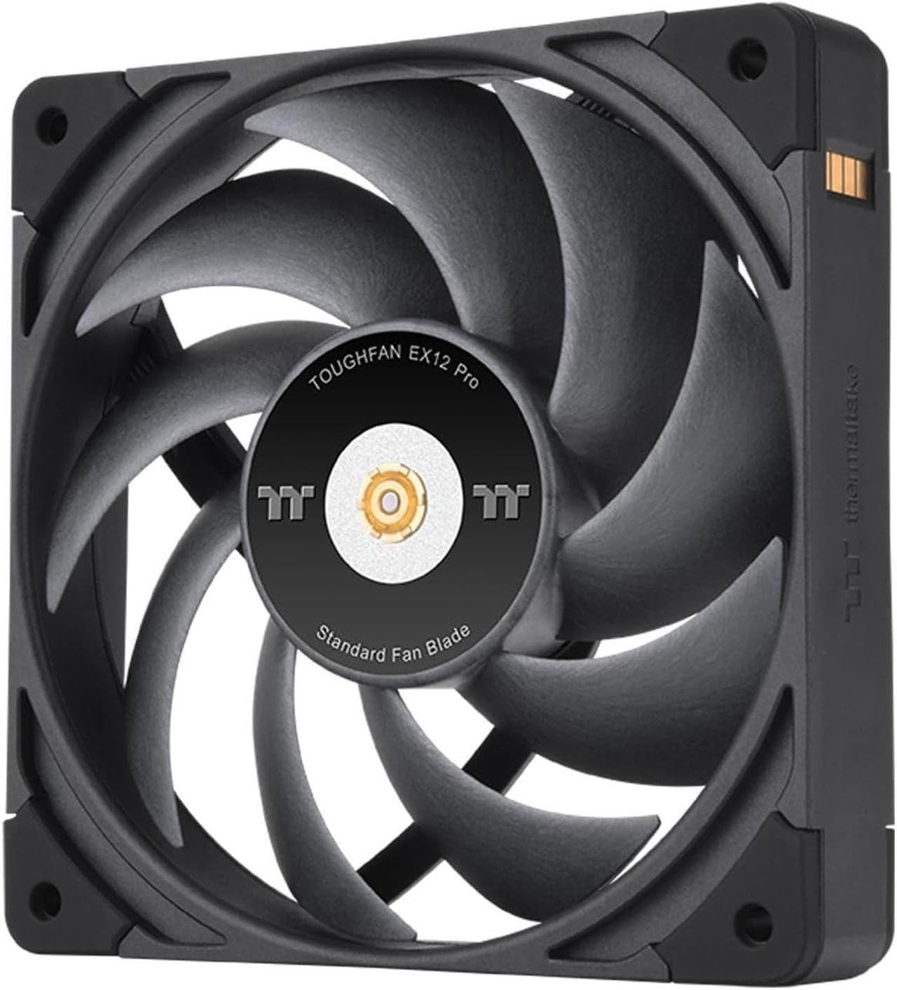 Thermaltake TOUGHFAN EX14 Pro Magnetic Connection PWM High Static Pressure (Up to 2000RPM) Radiator Fan - 3 Fan Pack, CL-F172-PL14BL-A